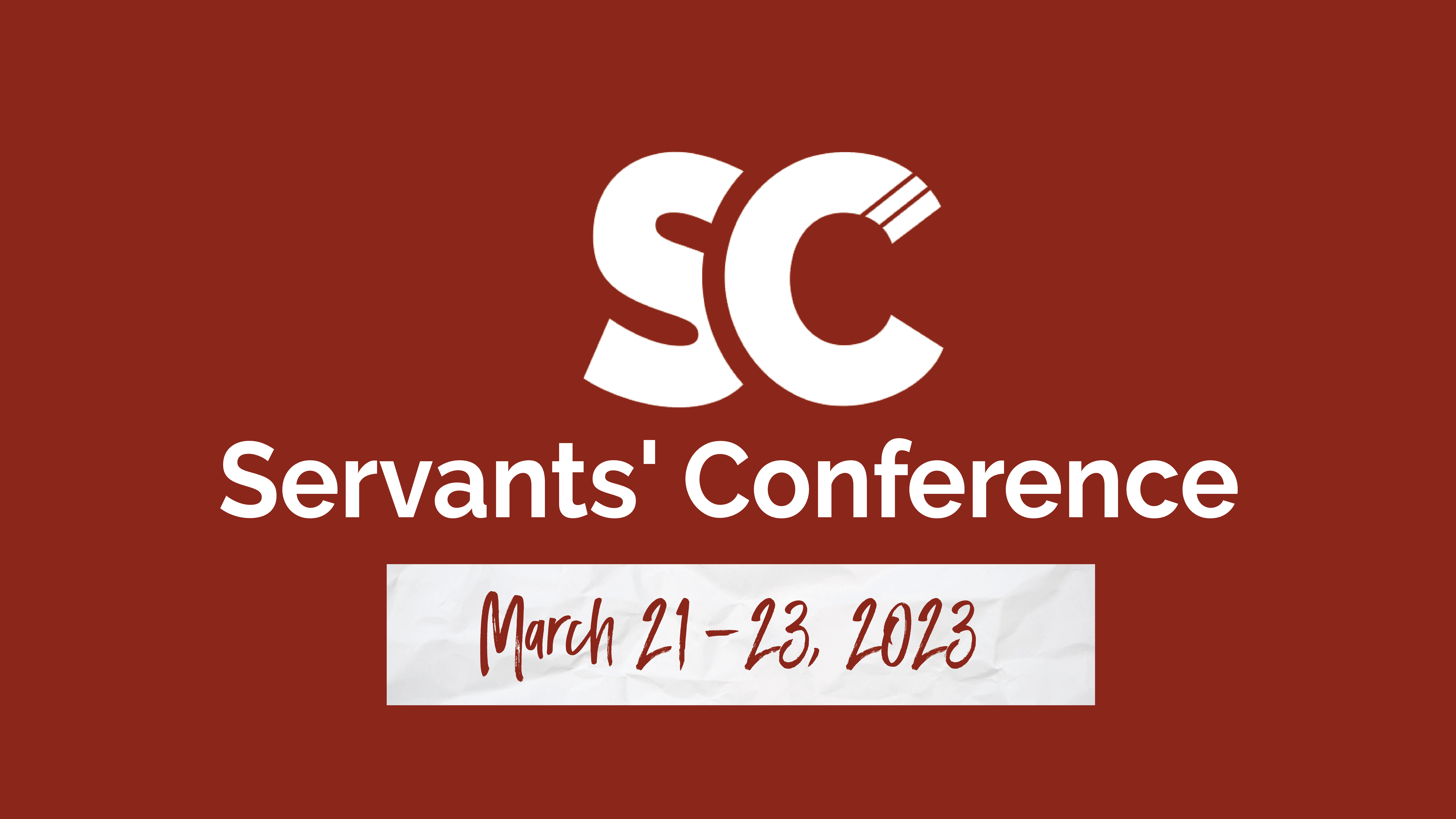 2023 Servants' Conference